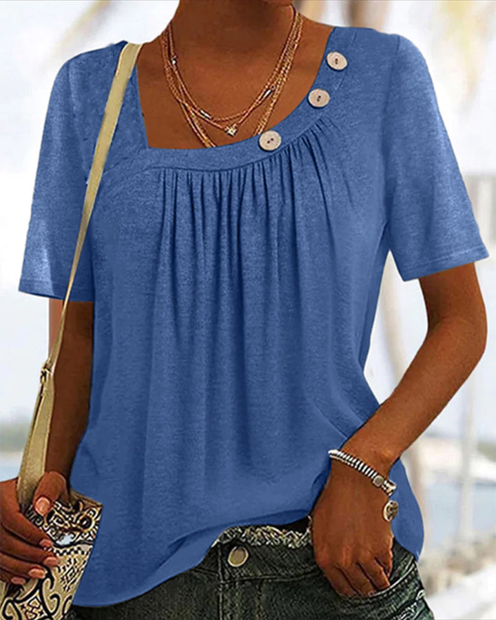 Fashion Canberra I Daya Comfortable Top With Short Sleeves