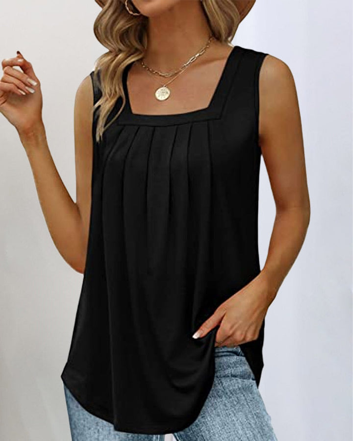 Fashion Canberra I Alvi Tank Top With Square Neckline