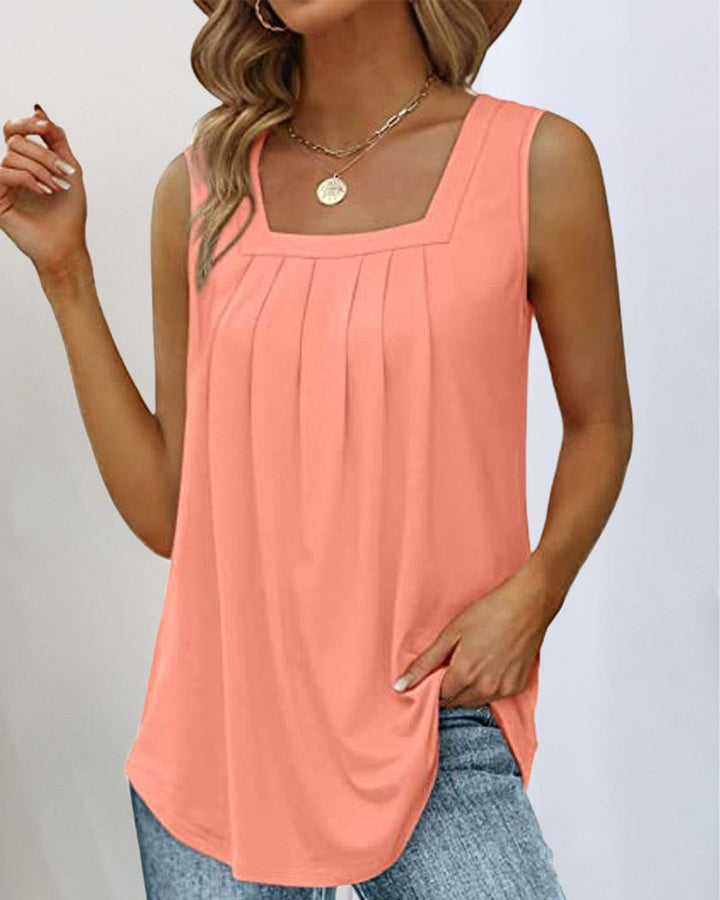 Fashion Canberra I Alvi Tank Top With Square Neckline