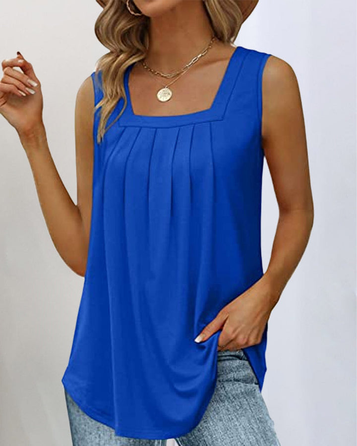 Fashion Canberra I Alvi Tank Top With Square Neckline