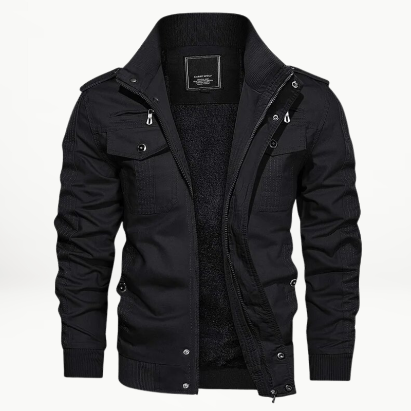 Fashion Canberra | Sheldon Stylish Fleece Lining Military Jacket