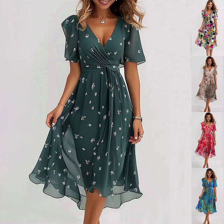 Fashion Canberra | Rosa Abstract Midi Dress