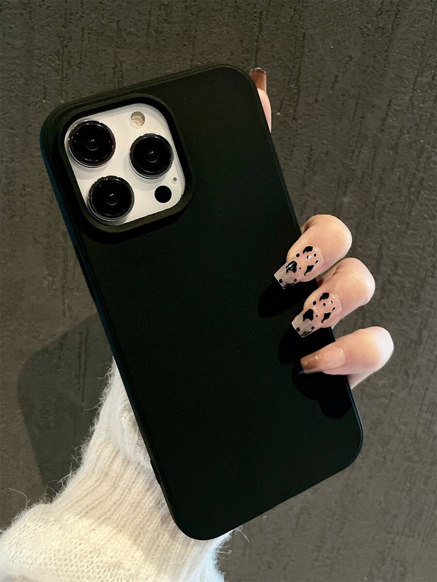 Matte Candy-Colored Silicone Case – Shockproof Minimalist Design, Compatible with iPhone 11–16 Series
