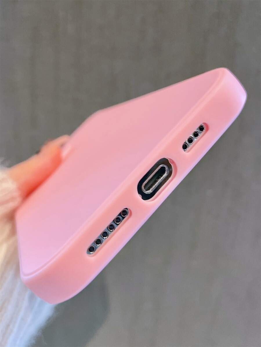 Matte Candy-Colored Silicone Case – Shockproof Minimalist Design, Compatible with iPhone 11–16 Series