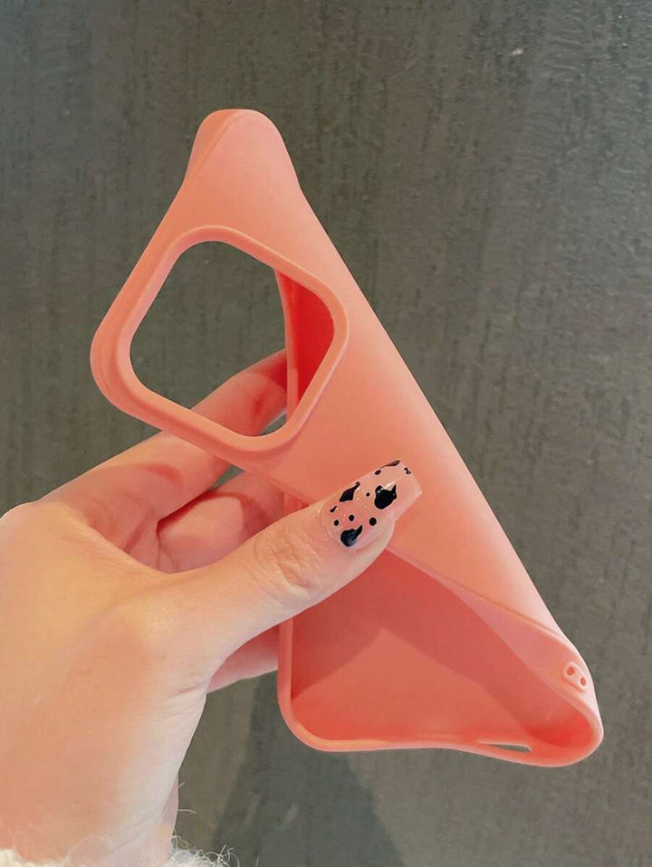 Matte Candy-Colored Silicone Case – Shockproof Minimalist Design, Compatible with iPhone 11–16 Series