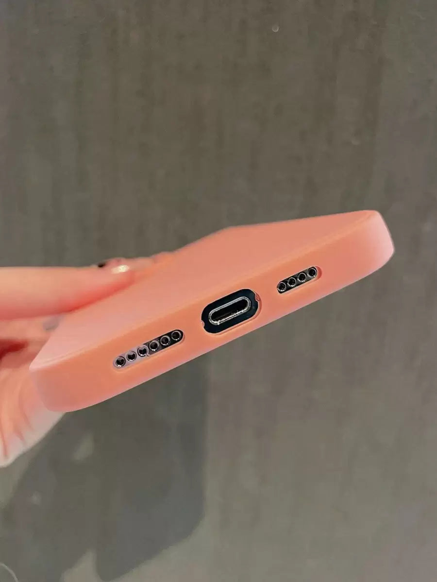 Matte Candy-Colored Silicone Case – Shockproof Minimalist Design, Compatible with iPhone 11–16 Series