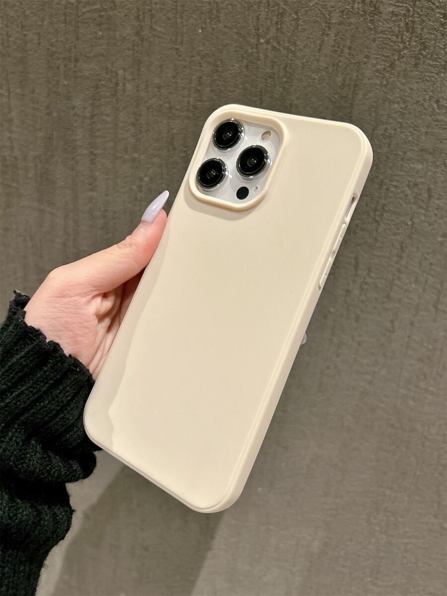 Matte Candy-Colored Silicone Case – Shockproof Minimalist Design, Compatible with iPhone 11–16 Series