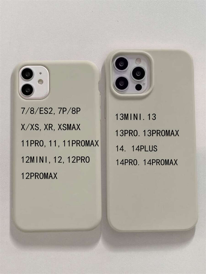 Matte Candy-Colored Silicone Case – Shockproof Minimalist Design, Compatible with iPhone 11–16 Series