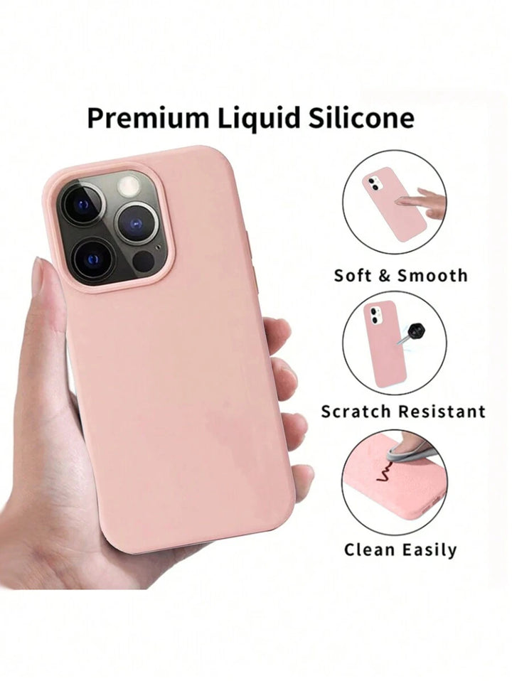 2.0mm Liquid Silicone Case – Full Protection for iPhone 11–16 Pro Max & Galaxy S22–S25 Series
