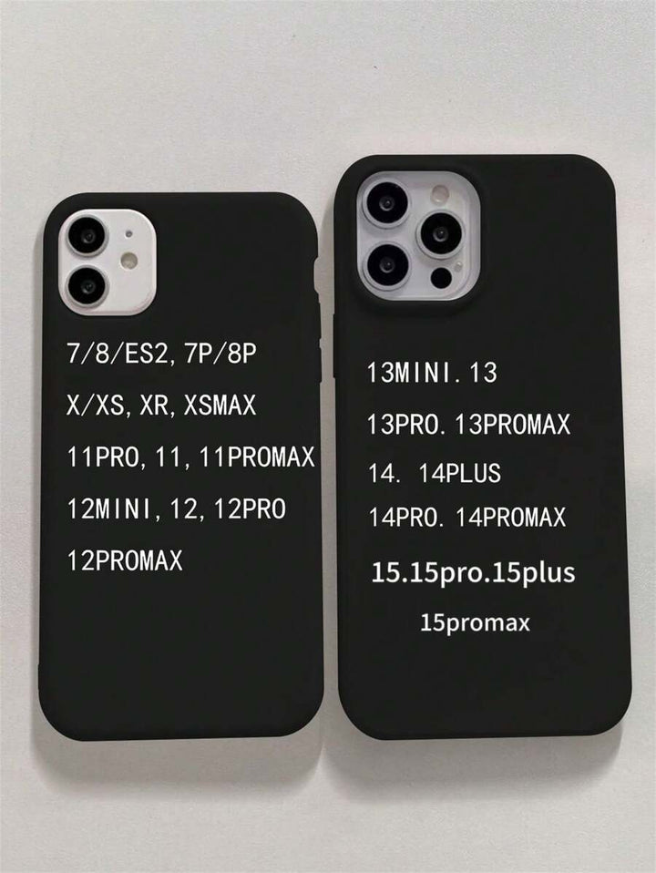 Matte Candy-Colored Silicone Case – Shockproof Minimalist Design, Compatible with iPhone 11–16 Series