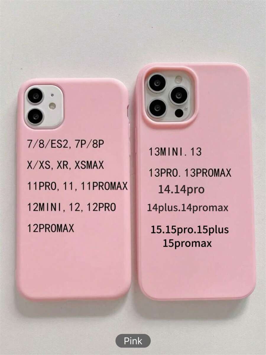 Matte Candy-Colored Silicone Case – Shockproof Minimalist Design, Compatible with iPhone 11–16 Series