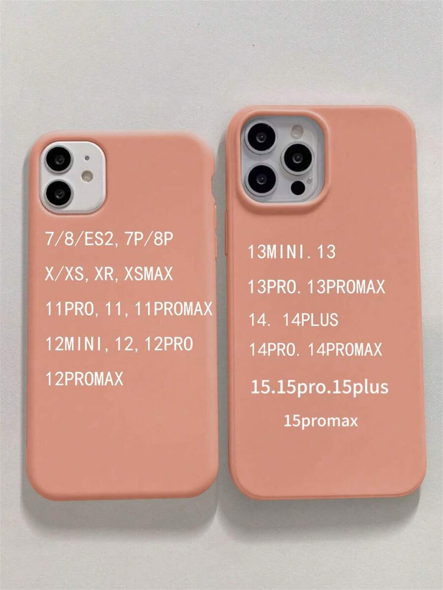 Matte Candy-Colored Silicone Case – Shockproof Minimalist Design, Compatible with iPhone 11–16 Series