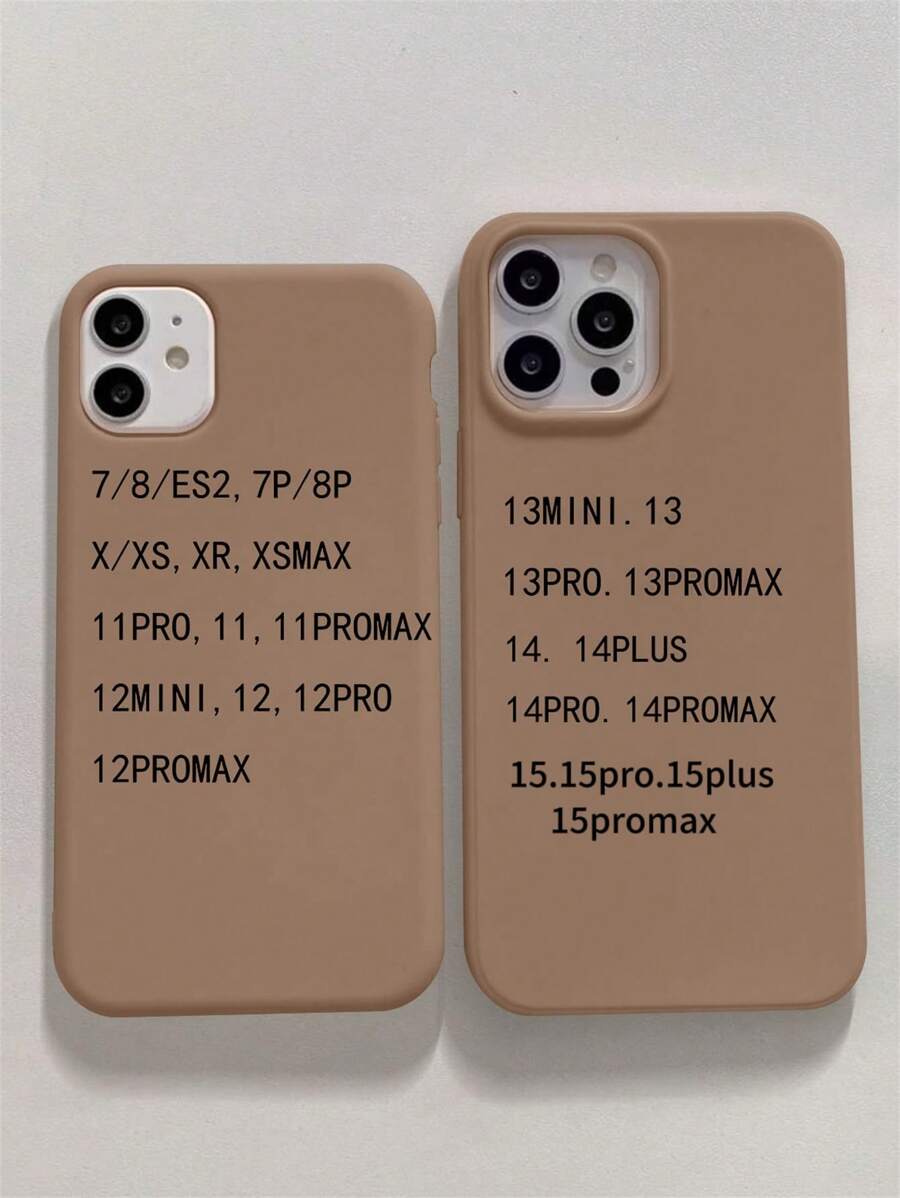 Matte Candy-Colored Silicone Case – Shockproof Minimalist Design, Compatible with iPhone 11–16 Series