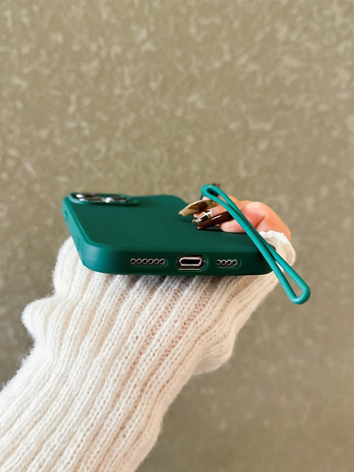 Matte Candy-Colored Silicone Case – Shockproof Minimalist Design, Compatible with iPhone 11–16 Series