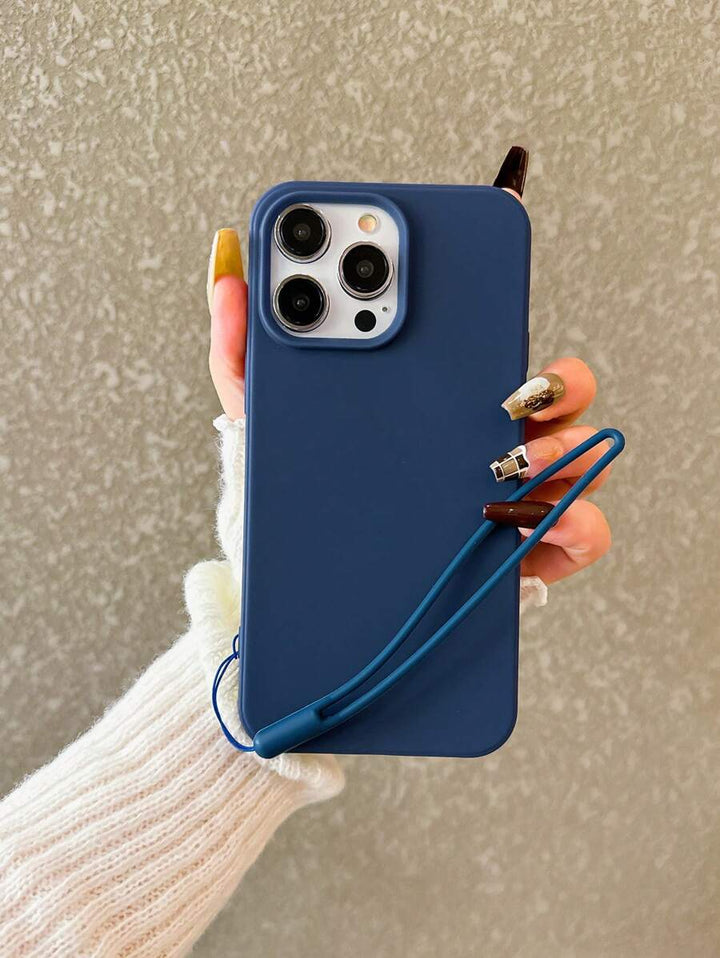 Matte Candy-Colored Silicone Case – Shockproof Minimalist Design, Compatible with iPhone 11–16 Series
