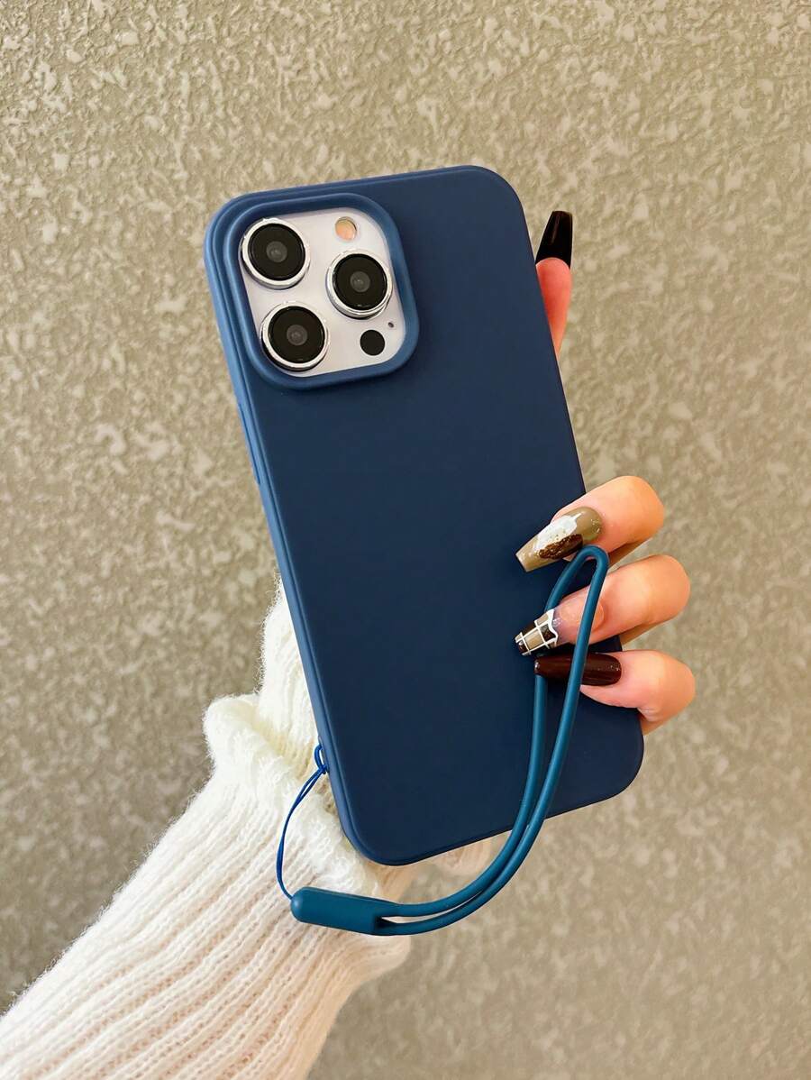 Matte Candy-Colored Silicone Case – Shockproof Minimalist Design, Compatible with iPhone 11–16 Series