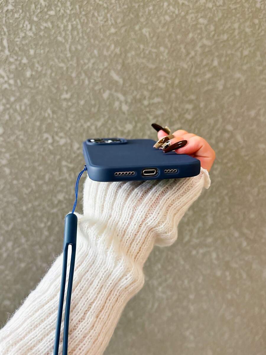 Matte Candy-Colored Silicone Case – Shockproof Minimalist Design, Compatible with iPhone 11–16 Series