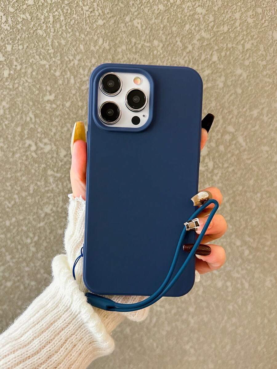 Matte Candy-Colored Silicone Case – Shockproof Minimalist Design, Compatible with iPhone 11–16 Series