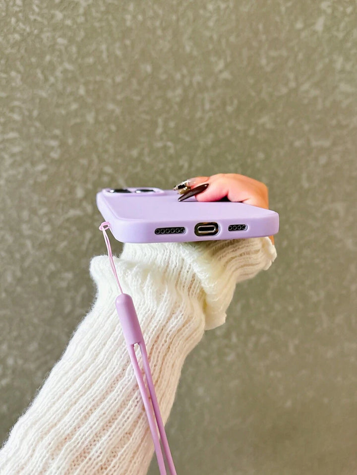 Matte Candy-Colored Silicone Case – Shockproof Minimalist Design, Compatible with iPhone 11–16 Series