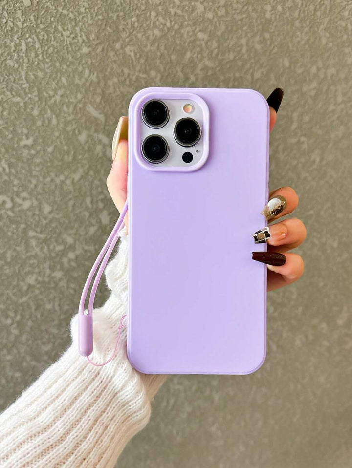 Matte Candy-Colored Silicone Case – Shockproof Minimalist Design, Compatible with iPhone 11–16 Series