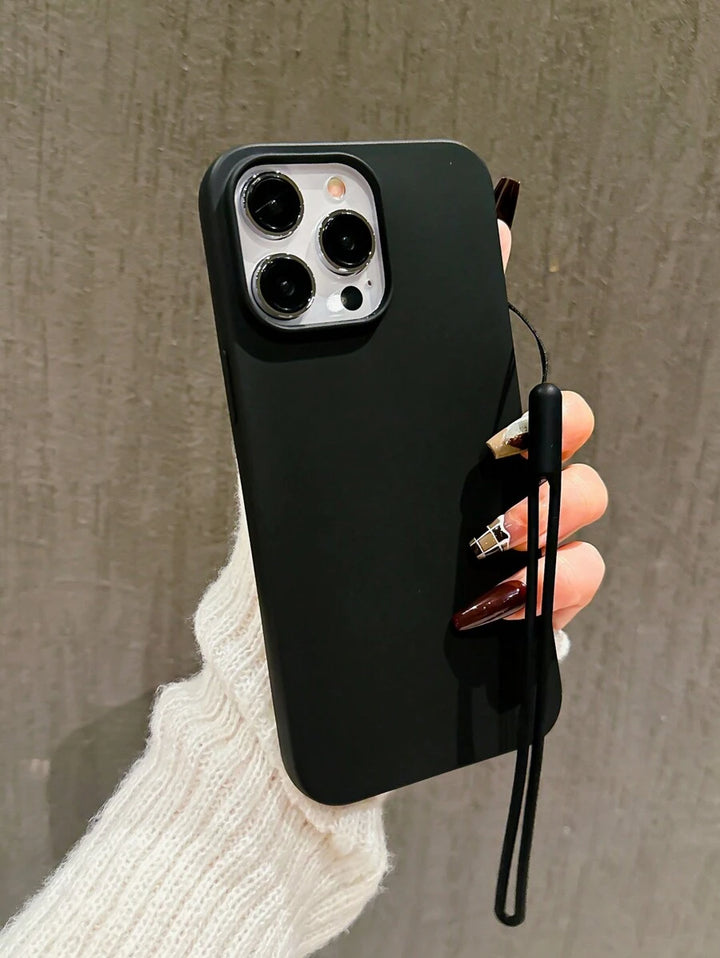 Matte Candy-Colored Silicone Case – Shockproof Minimalist Design, Compatible with iPhone 11–16 Series
