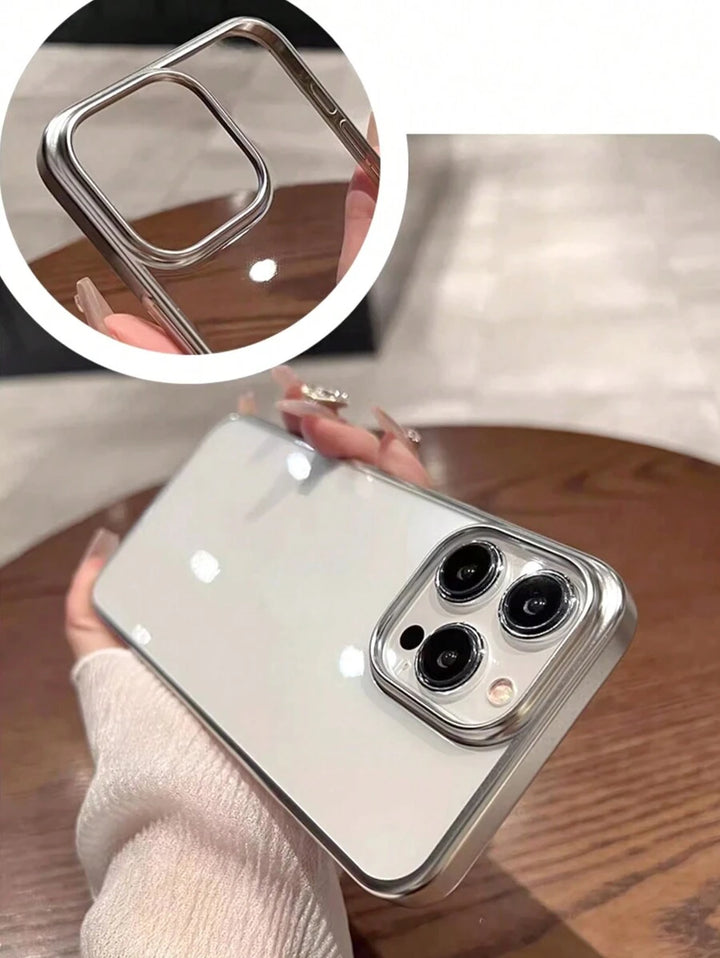 Simple Clear Acrylic Phone Case – Compatible with iPhone 7 to 16 Series (All Models)