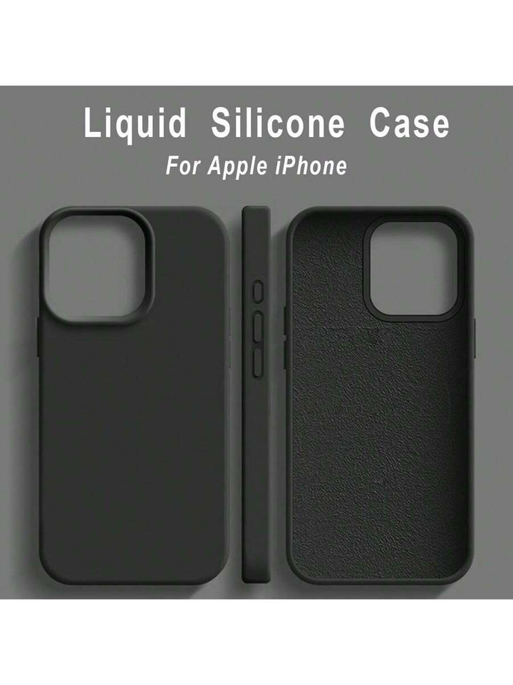 Premium Liquid Silicone Case – Shockproof Cover for iPhone 11–16 Pro Max