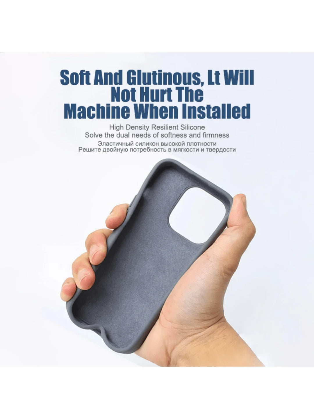 Premium Liquid Silicone Case – Shockproof Cover for iPhone 11–16 Pro Max