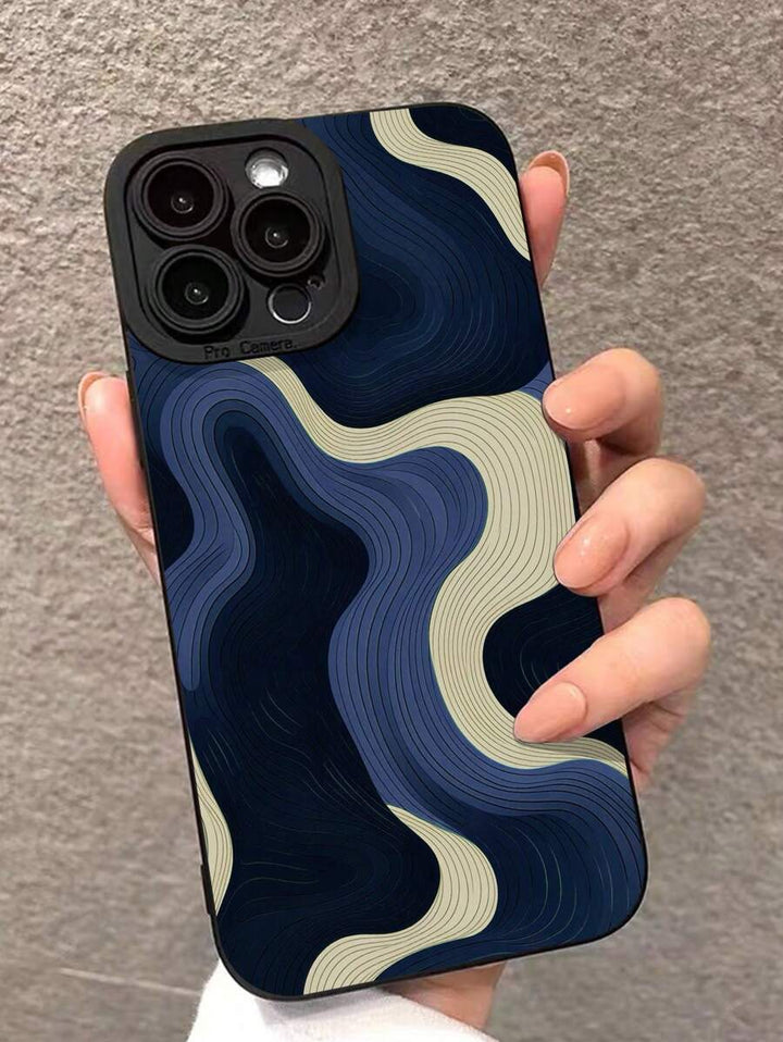 Precision-Cut Colorful Painted Anti-Drop Phone Case – Compatible with iPhone P11–P16 Series, XR, XS, SE2, 7/8G, and Galaxy Models