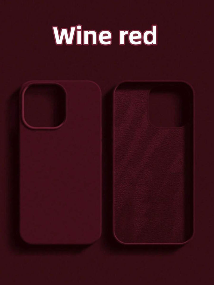 Shockproof Silicone Case – Anti-Fingerprint – Fits iPhone 12–16 Pro Max, S23 Ultra, Redmi Note 11 & OPPO