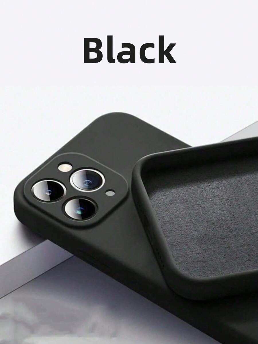 Shockproof Silicone Case – Anti-Fingerprint – Fits iPhone 12–16 Pro Max, S23 Ultra, Redmi Note 11 & OPPO