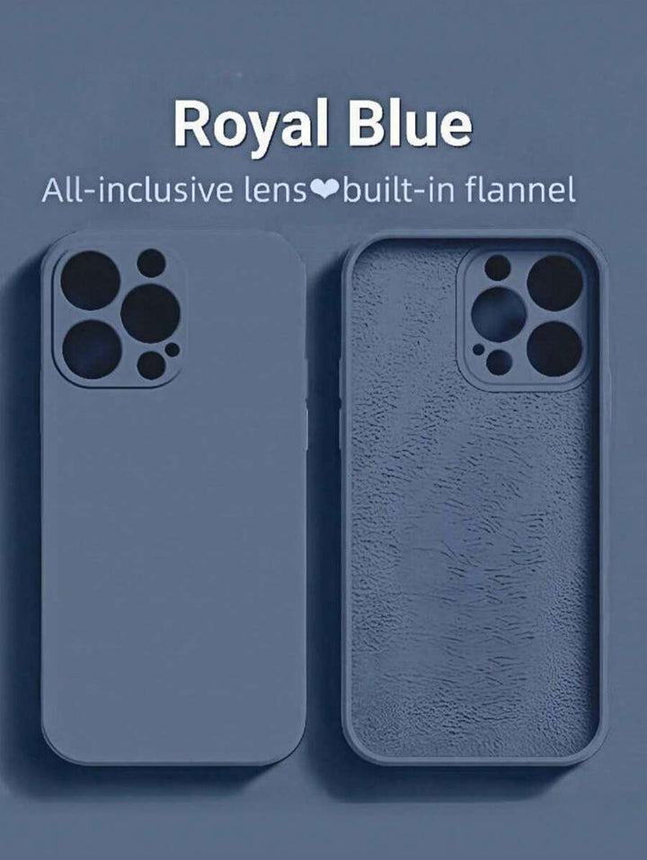 Shockproof Silicone Case – Anti-Fingerprint – Fits iPhone 12–16 Pro Max, S23 Ultra, Redmi Note 11 & OPPO