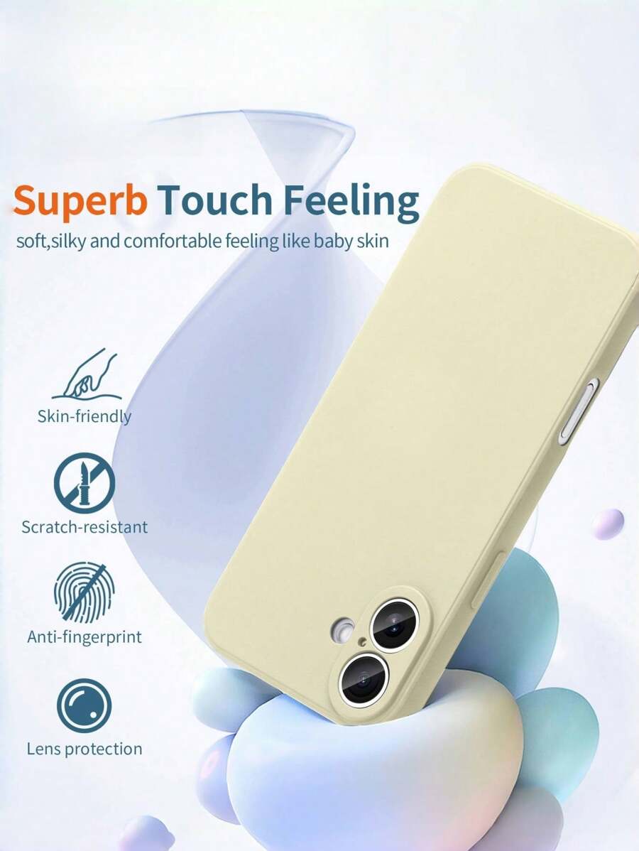 Shockproof Silicone Case – Anti-Fingerprint – Fits iPhone 12–16 Pro Max, S23 Ultra, Redmi Note 11 & OPPO