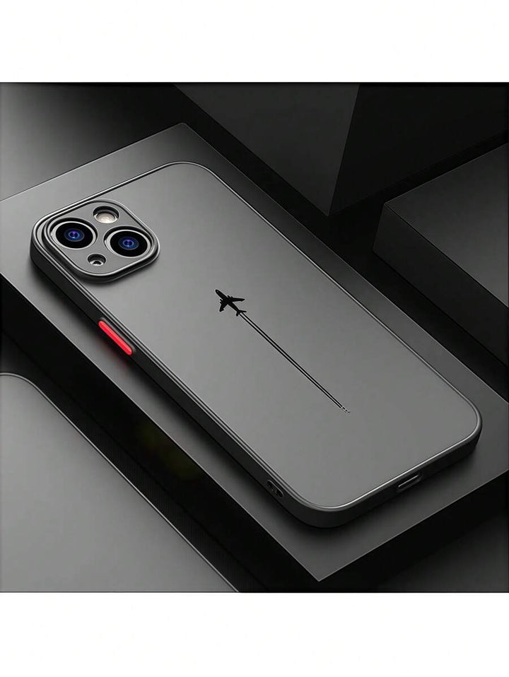 Custom Soft Airplane Print Case – Shockproof & Skin-Friendly for iPhone 11–16 Pro Max