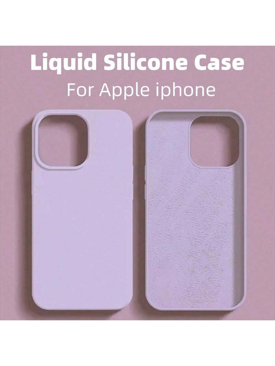 Premium Liquid Silicone Case – Shockproof Cover for iPhone 11–16 Pro Max