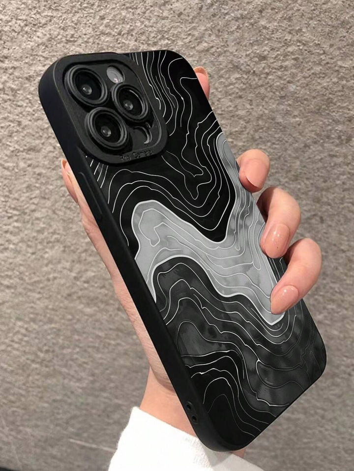 Precision-Cut Colorful Painted Anti-Drop Phone Case – Compatible with iPhone P11–P16 Series, XR, XS, SE2, 7/8G, and Galaxy Models