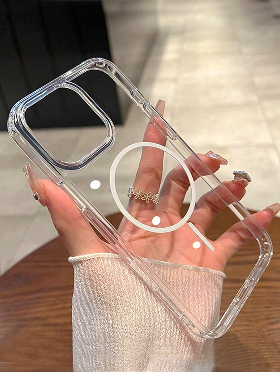 Simple Clear Acrylic Phone Case – Compatible with iPhone 7 to 16 Series (All Models)