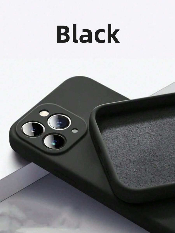 Shockproof Silicone Case – Anti-Fingerprint – Fits iPhone 12–16 Pro Max, S23 Ultra, Redmi Note 11 & OPPO