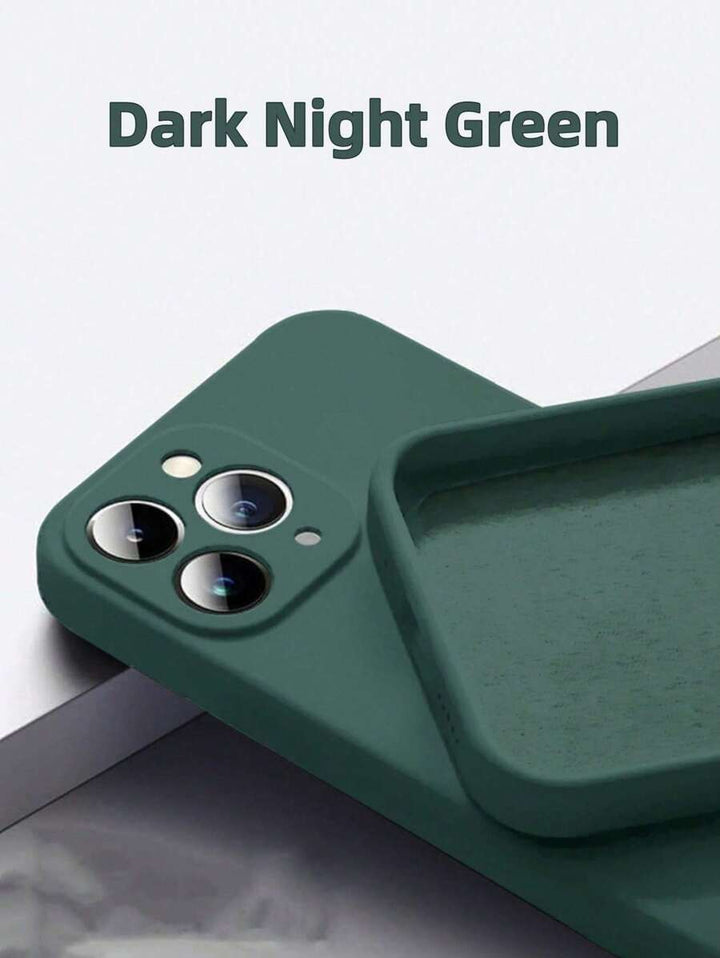 Shockproof Silicone Case – Anti-Fingerprint – Fits iPhone 12–16 Pro Max, S23 Ultra, Redmi Note 11 & OPPO