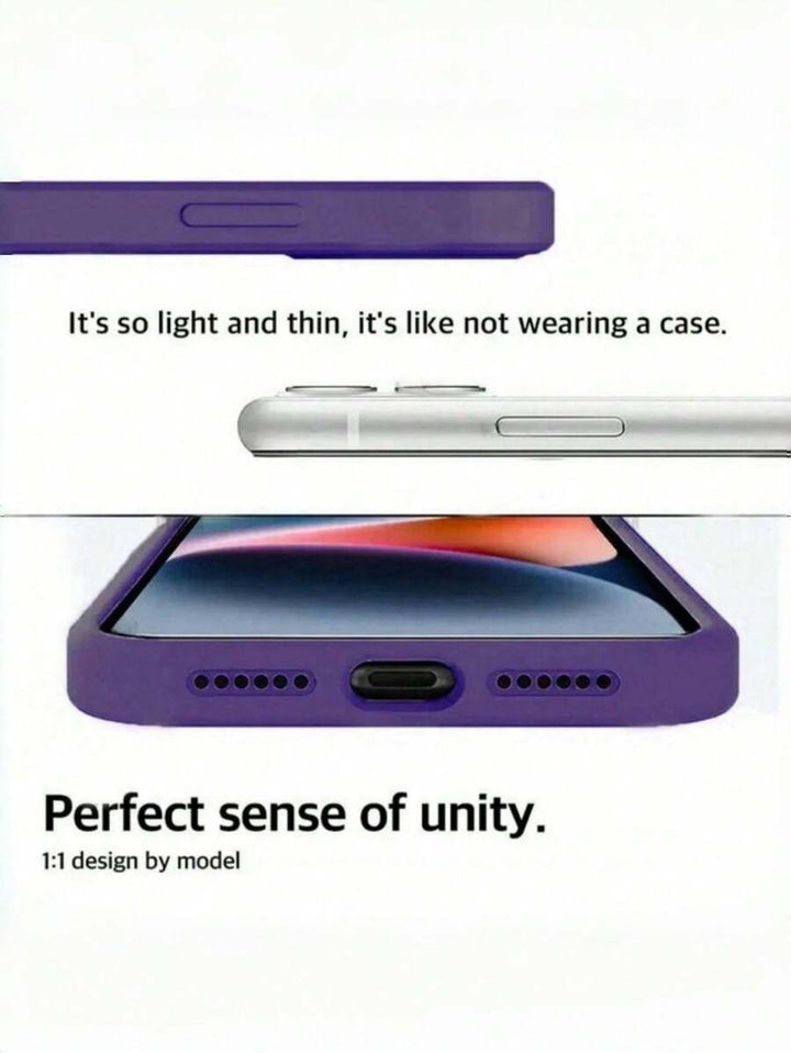Shockproof Silicone Case – Anti-Fingerprint – Fits iPhone 12–16 Pro Max, S23 Ultra, Redmi Note 11 & OPPO