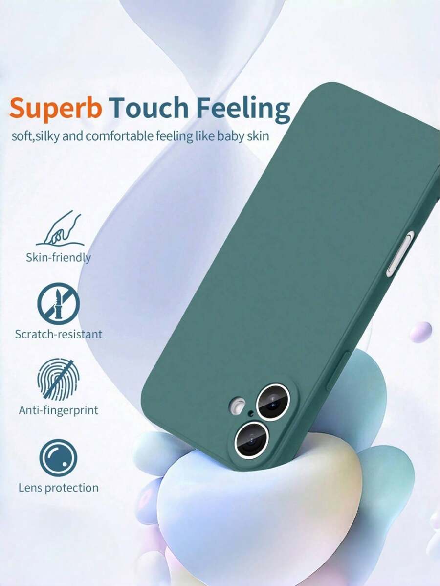 Shockproof Silicone Case – Anti-Fingerprint – Fits iPhone 12–16 Pro Max, S23 Ultra, Redmi Note 11 & OPPO