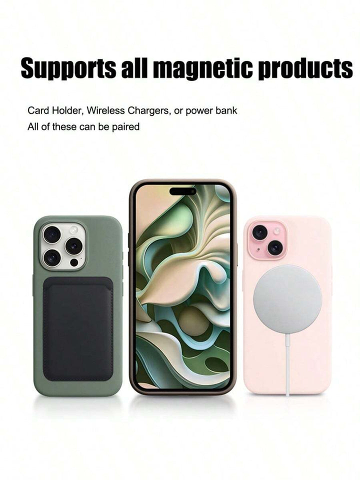 Luxury Magnetic Wireless Charging Case with Velvet – Compatible with iPhone 11 to 16 Series, Including 15 Pro Max & 14 Plus – Phone Case Accessories