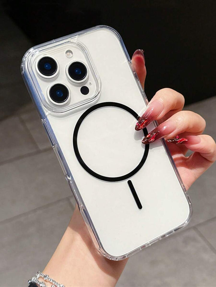 Simple Clear Acrylic Phone Case – Compatible with iPhone 7 to 16 Series (All Models)