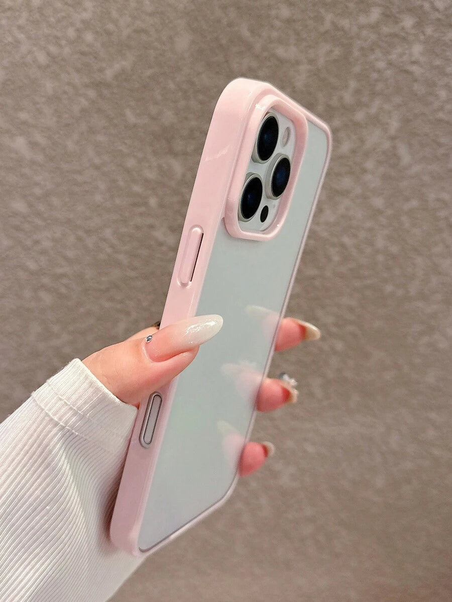 Simple Clear Acrylic Phone Case – Compatible with iPhone 7 to 16 Series (All Models)