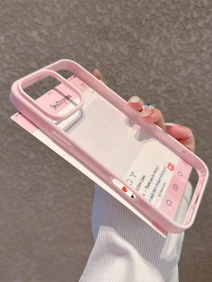 Simple Clear Acrylic Phone Case – Compatible with iPhone 7 to 16 Series (All Models)