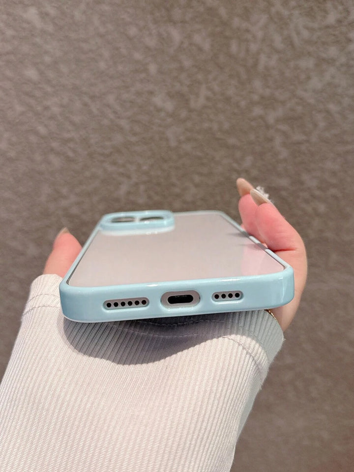 Simple Clear Acrylic Phone Case – Compatible with iPhone 7 to 16 Series (All Models)