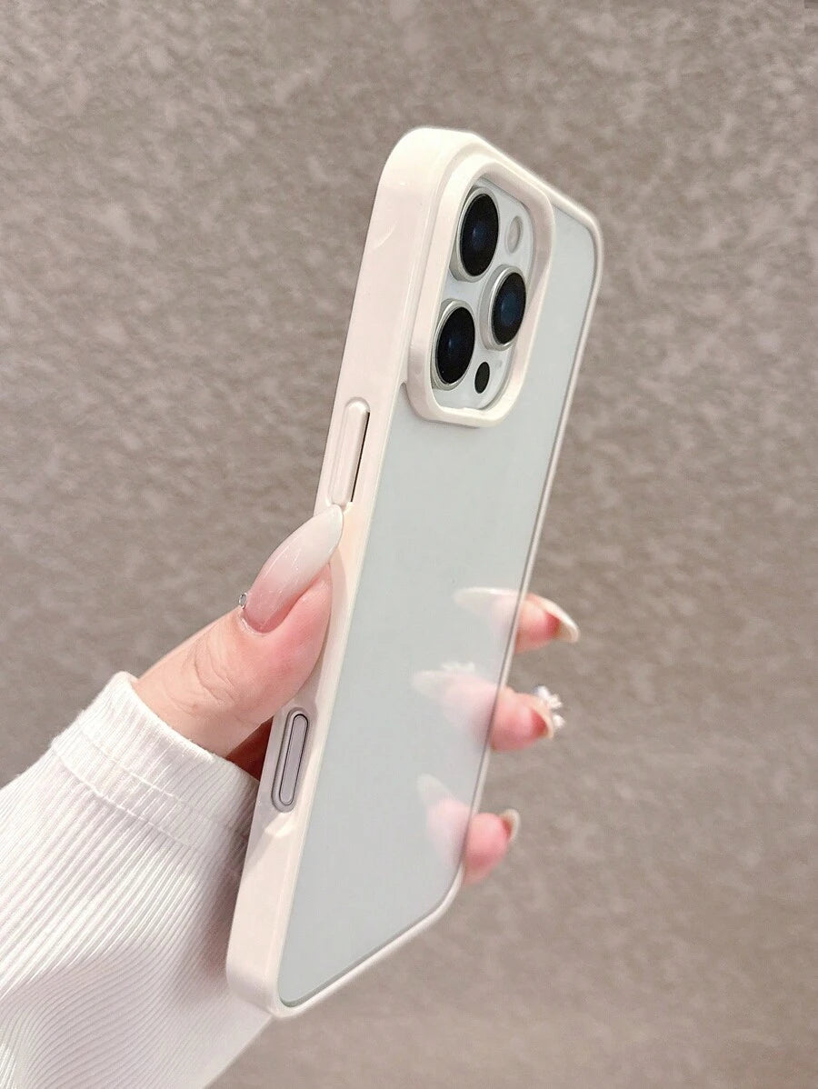 Simple Clear Acrylic Phone Case – Compatible with iPhone 7 to 16 Series (All Models)