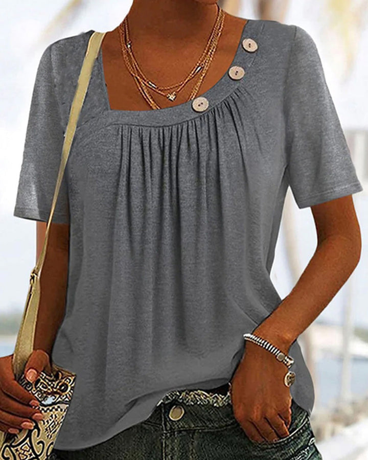 Fashion Canberra I Daya Comfortable Top With Short Sleeves