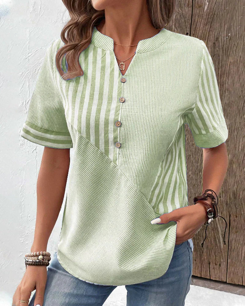 Fashion Canberra I Bianca Blouse With Unique Print