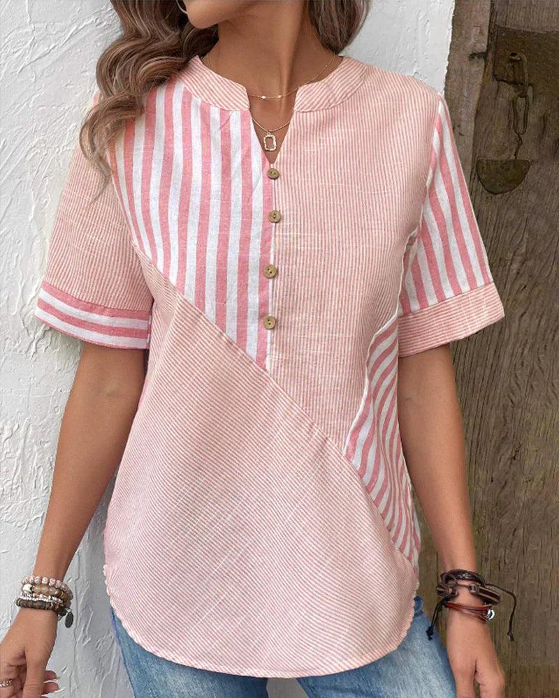 Fashion Canberra I Bianca Blouse With Unique Print